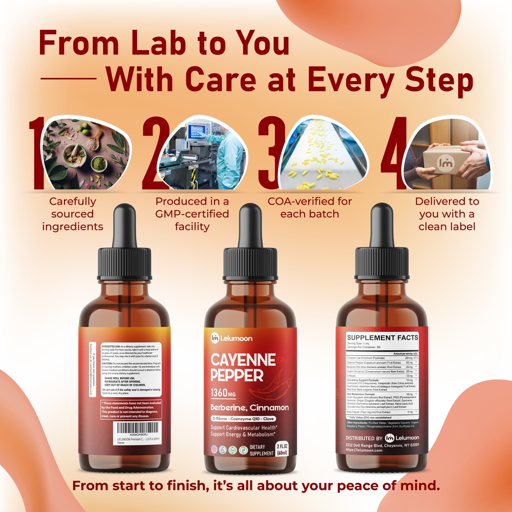 Cayenne Pepper Liquid Drops
